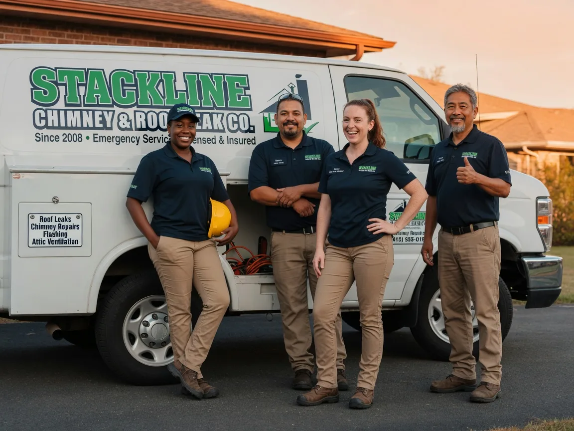 Chimney flashing repair company in Lowland, NC
